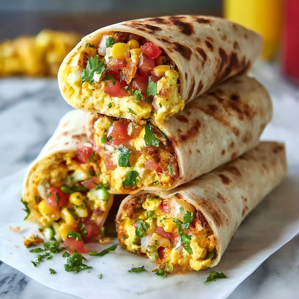 Delicious Freezer Breakfast Burritos for Busy Mornings Recipe - Recipe Image