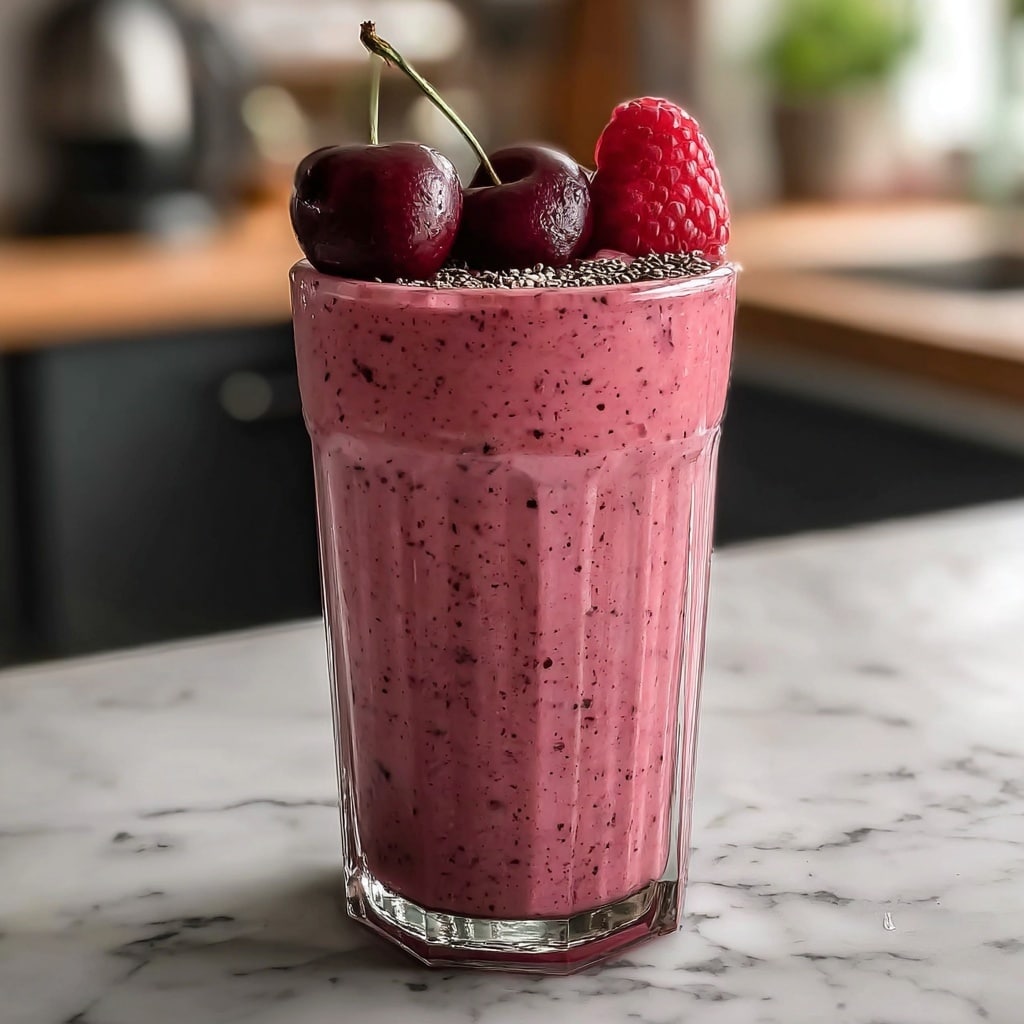 Delicious Cherry Smoothie for Quick Gut Health Boost Recipe