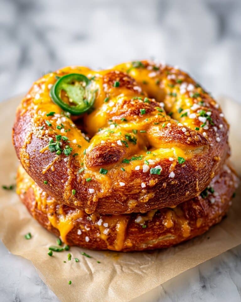 Jalapeño Cheese Stuffed Pretzels Recipe