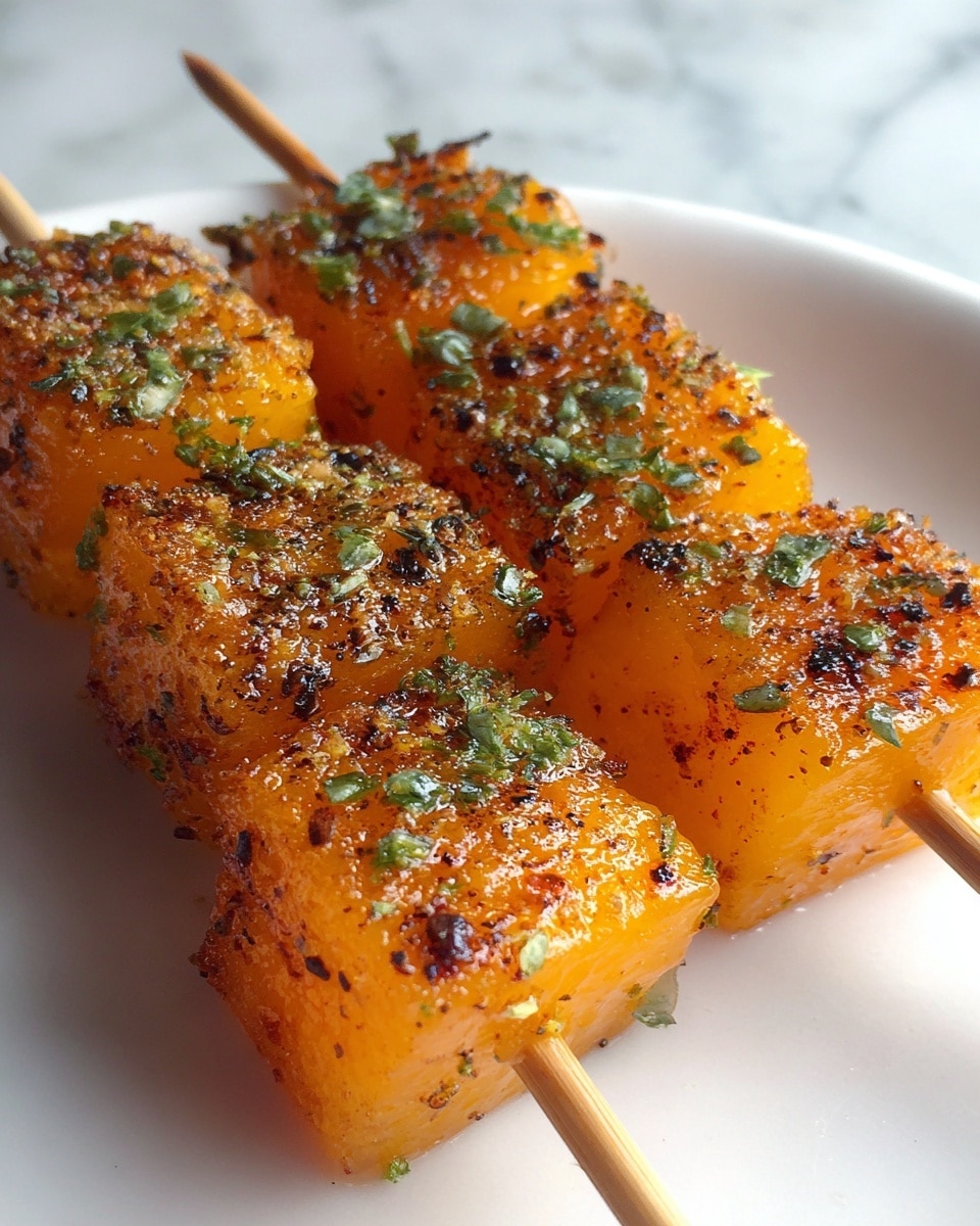 Skewered Cantaloupe Recipe