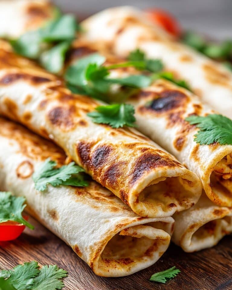 Baked Chicken Chimichangas Recipe