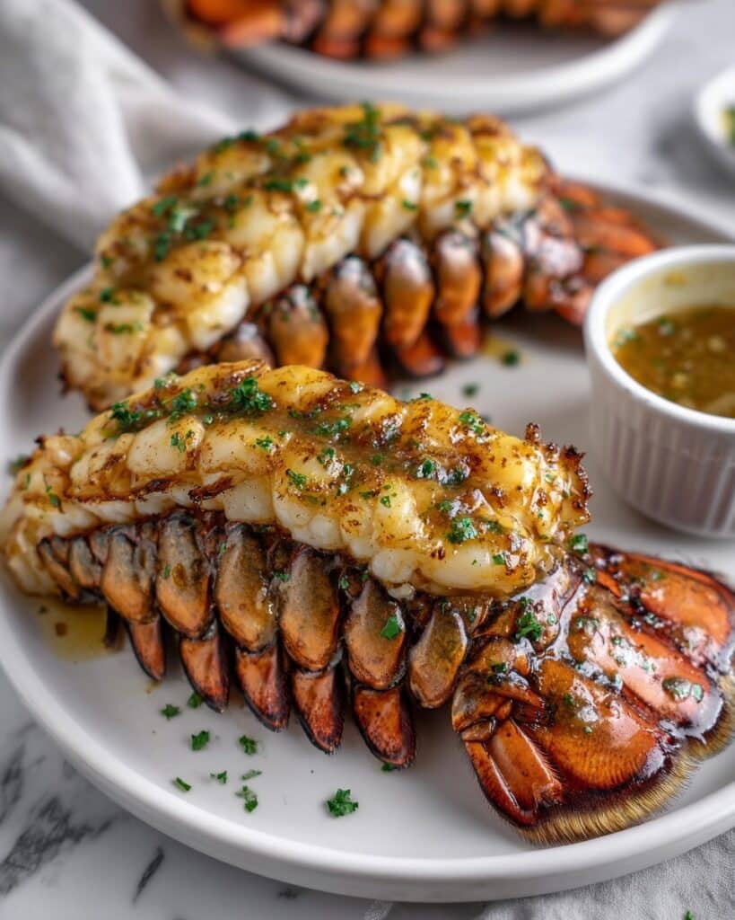 Butter-Basted Broiled Lobster Tails Recipe