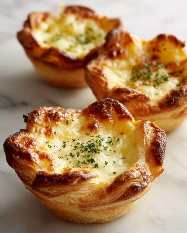 Cheesy Garlic Cruffins Recipe