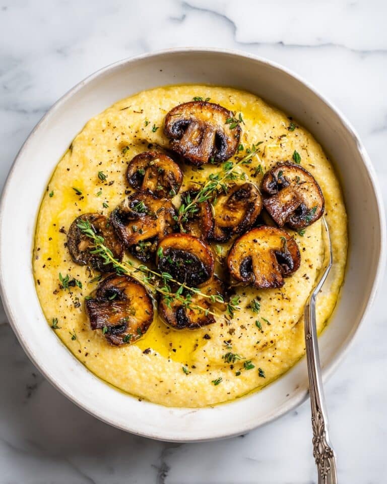 Polenta with Wild Mushrooms, Garlic, and Sage Recipe