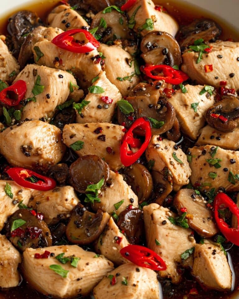 Garlic Mushroom Chicken Stir-Fry Recipe