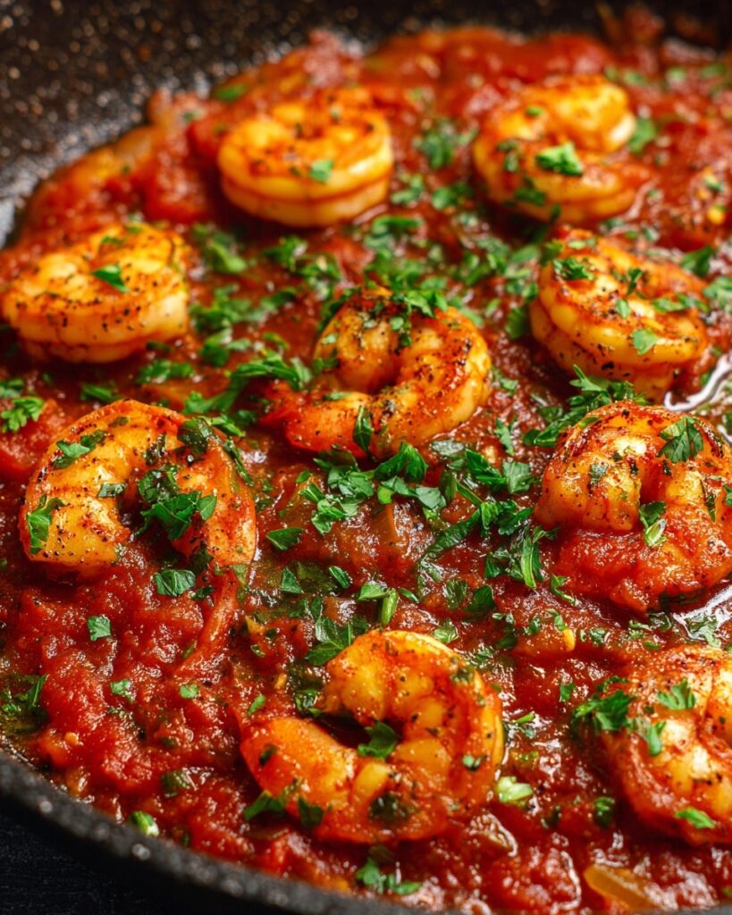 Garlic Shrimp in Tomato Sauce Recipe