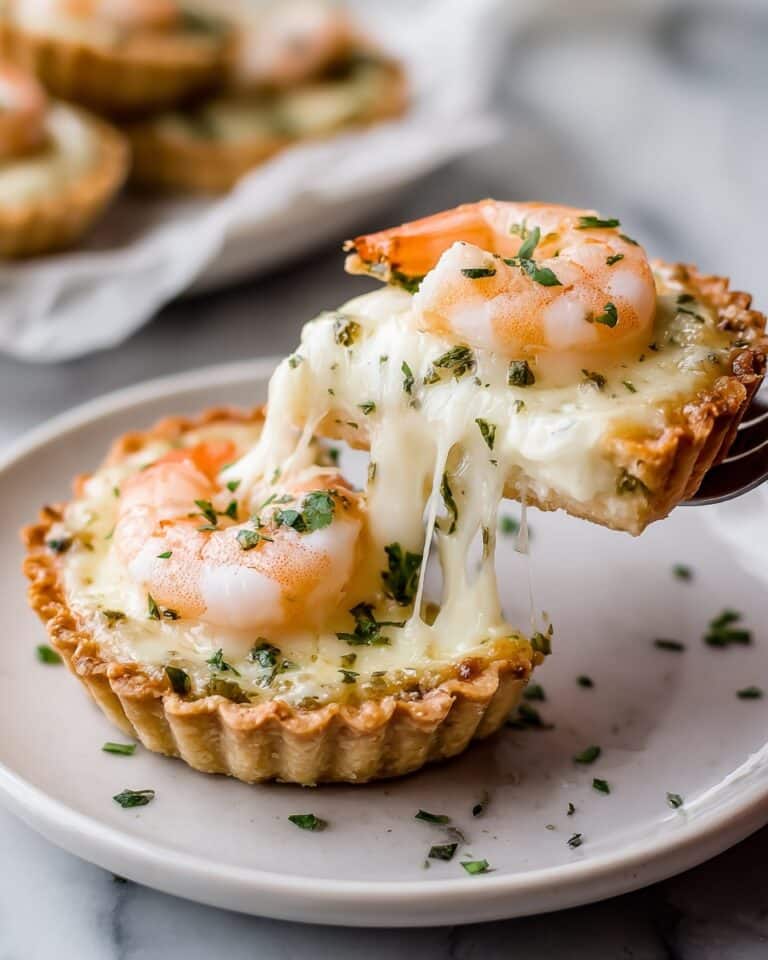 Cheddar Crab and Shrimp Mini Quiches Recipe