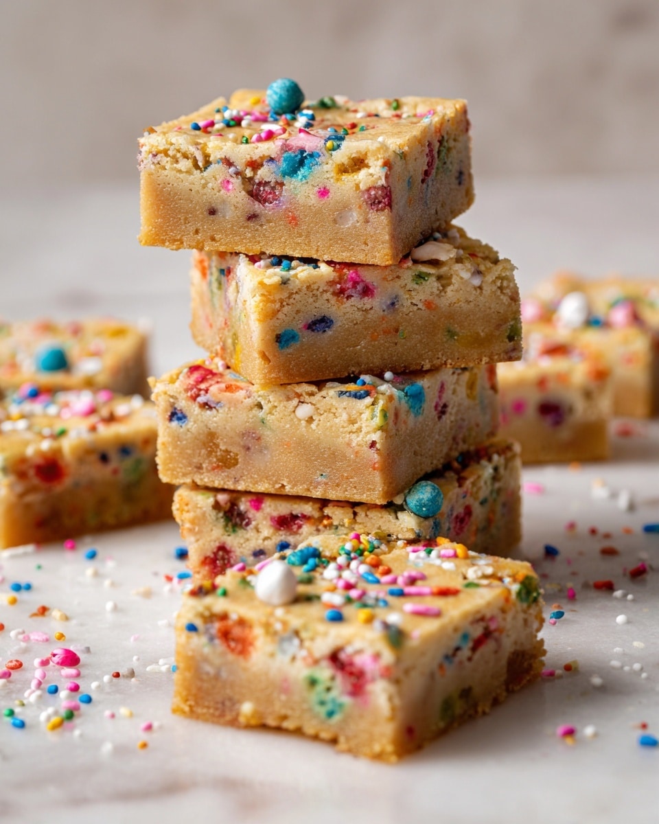 Funfetti Blondies Recipe - Recipe Image