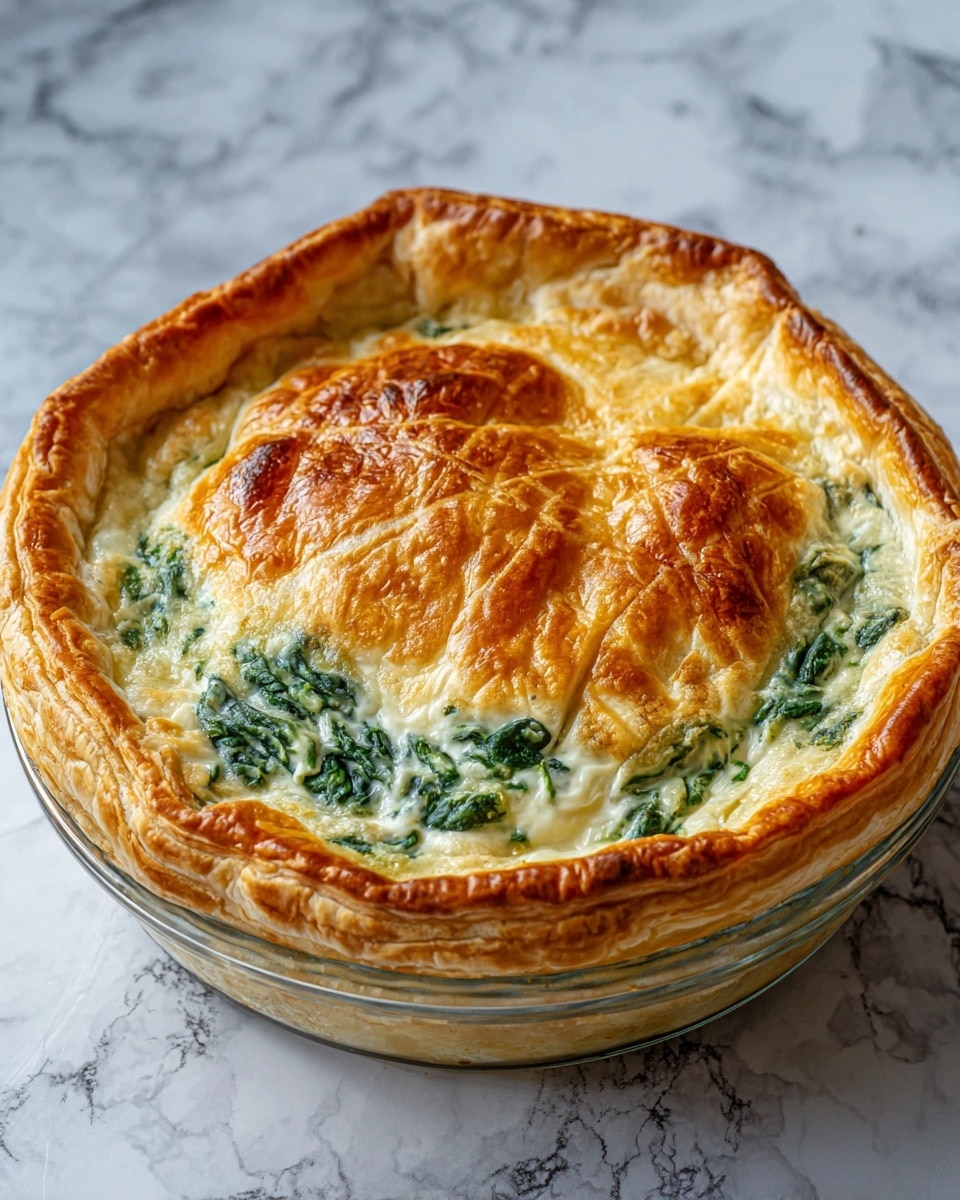 Spinach and Feta Vegetarian Pie Recipe - Recipe Image