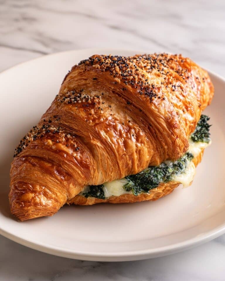 Savory Spinach and Cheese Stuffed Crescent Rolls Recipe