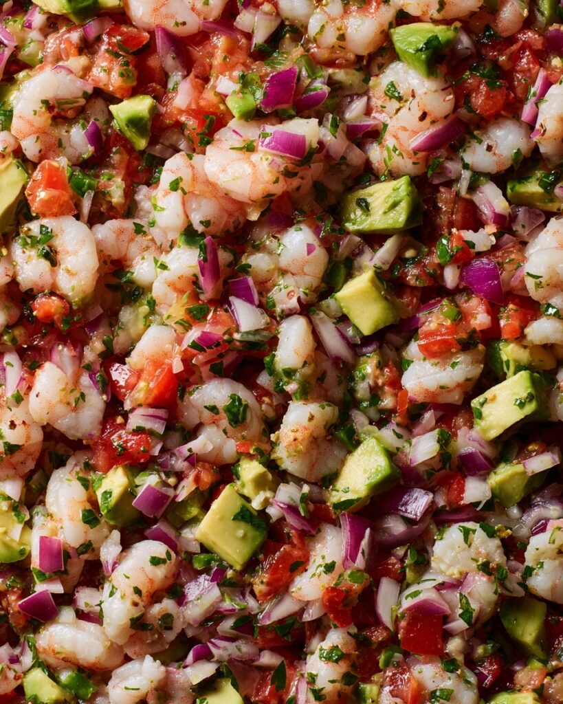 Avocado Salsa Shrimp Salad Recipe