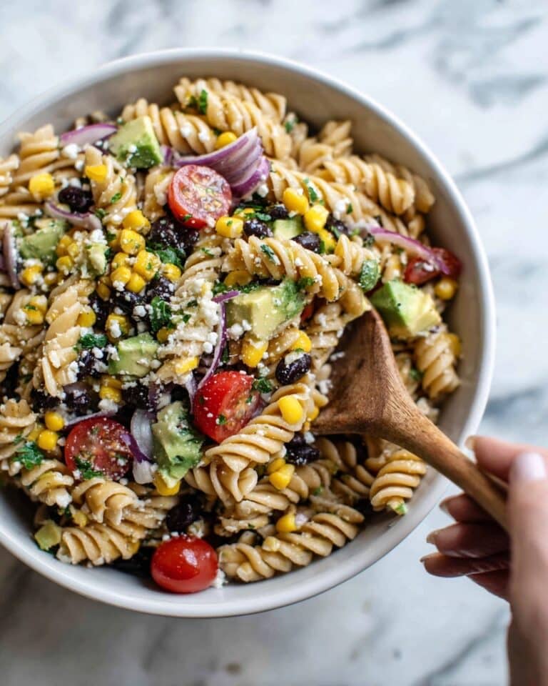 Mexican Pasta Salad With Creamy Lime Dressing Recipe
