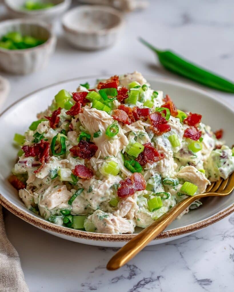 Jalapeño Popper Chicken Salad Recipe