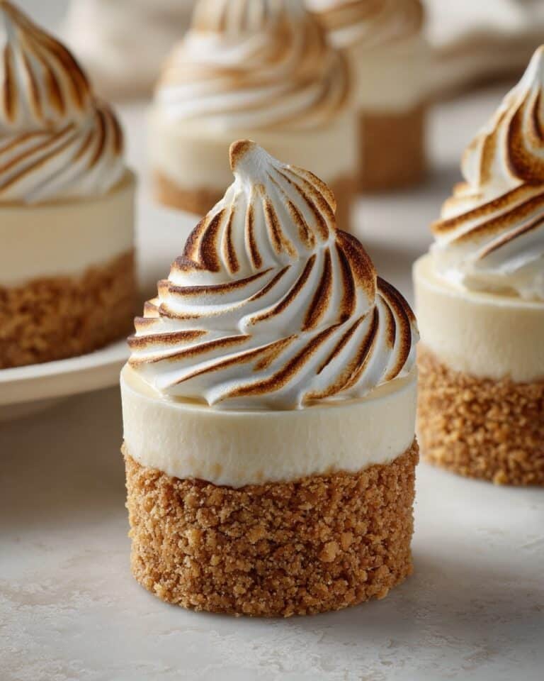Mini Lemon Meringue Cheesecakes Recipe