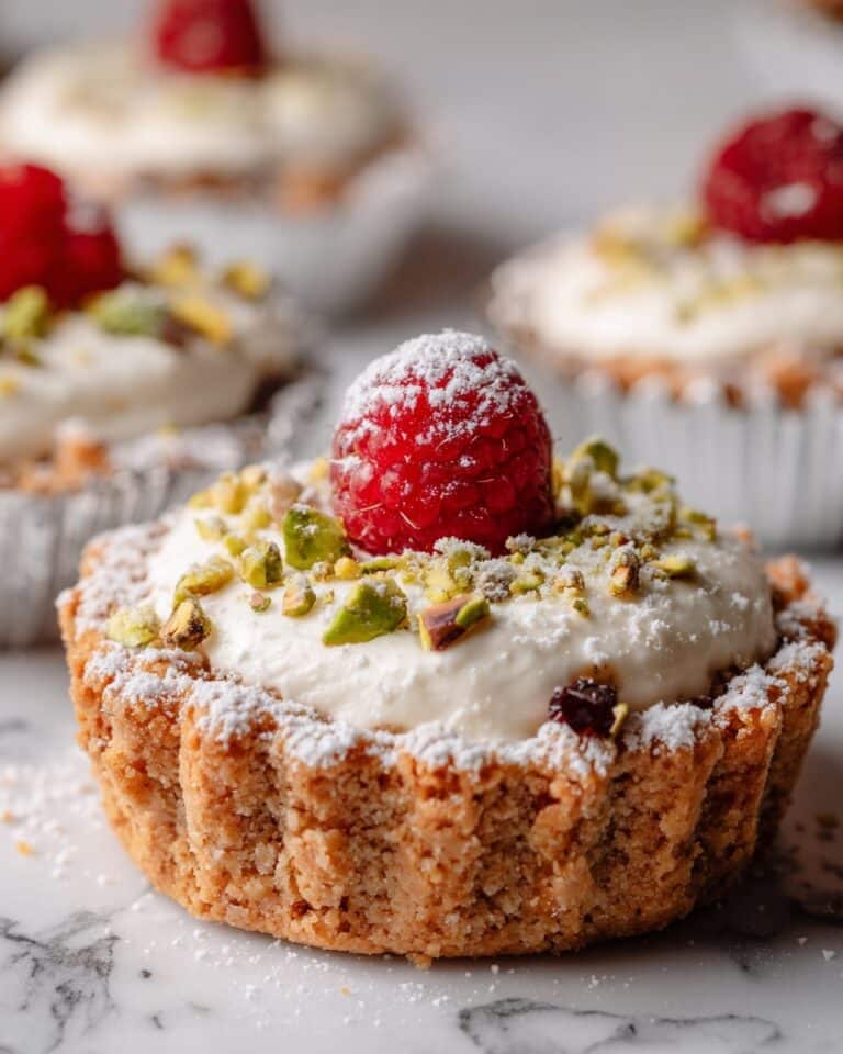 Pistachio Raspberry Tartlets Recipe