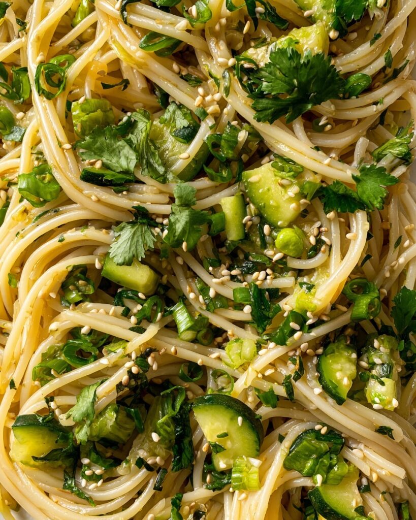 Spicy Peanut Noodle Salad Recipe