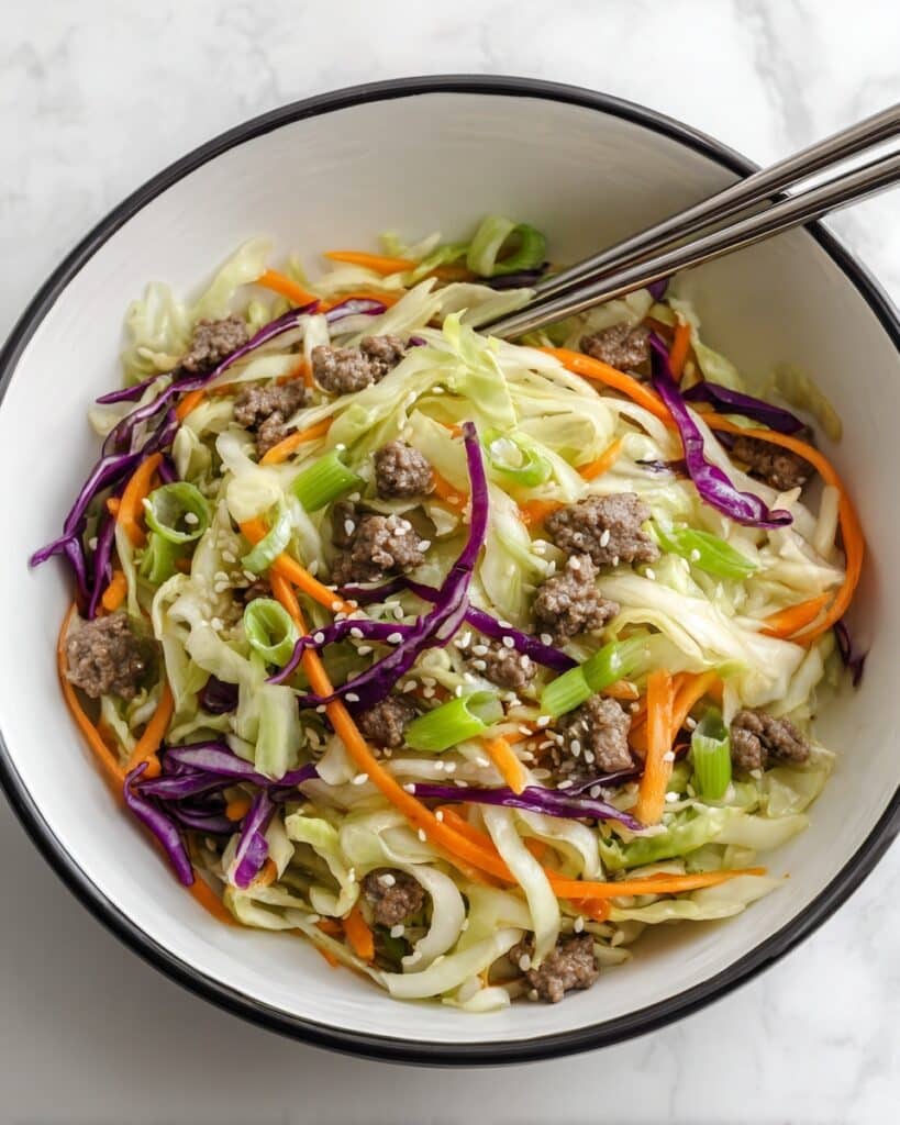 Low Carb Egg Roll in a Bowl Recipe