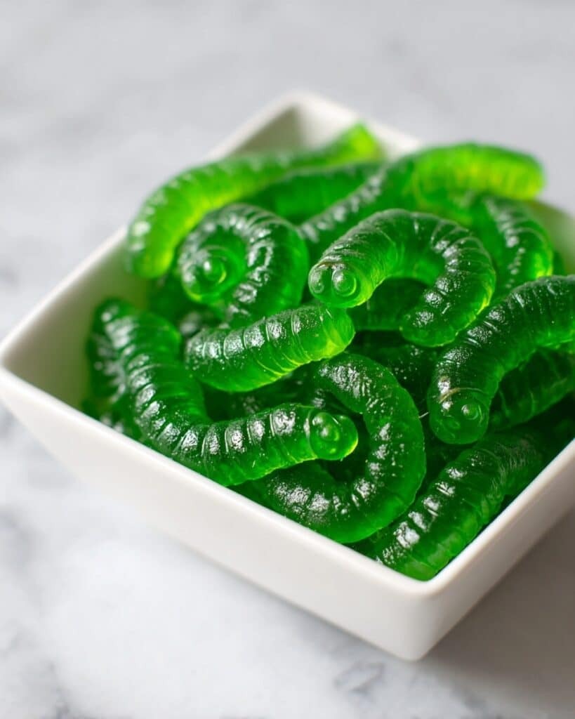 Dill Pickle Gummy Worms Recipe