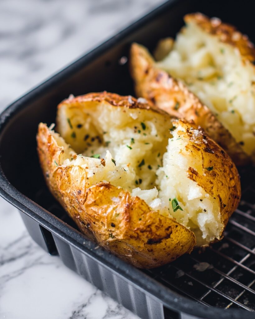 Air Fryer Baked Potatoes Recipe