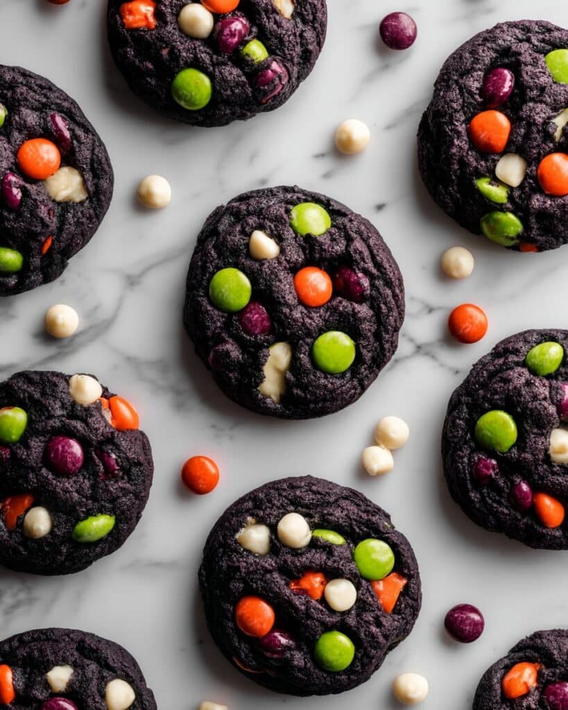 Dark Chocolate Halloween Cookies Recipe