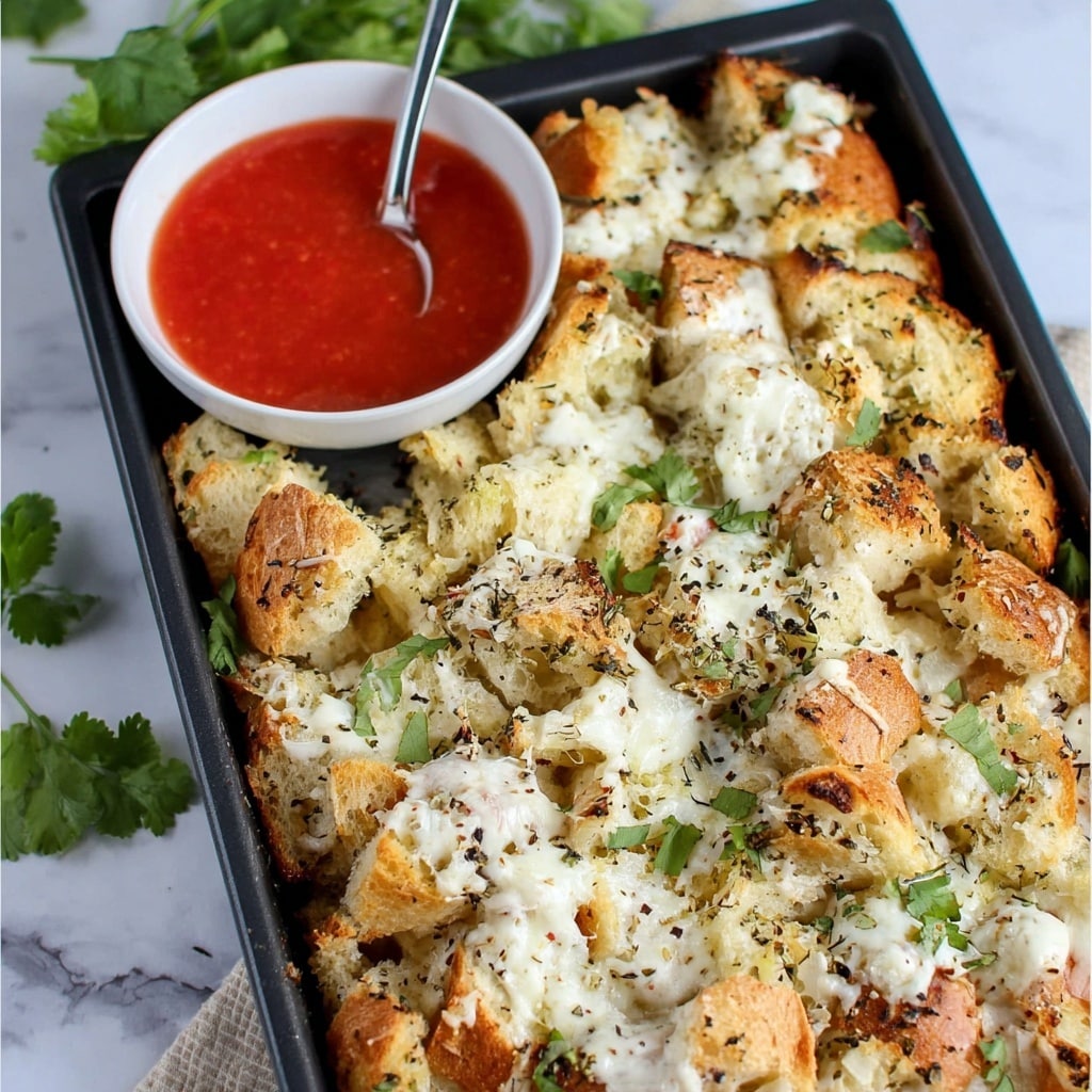 Garlic Bread Nachos Recipe