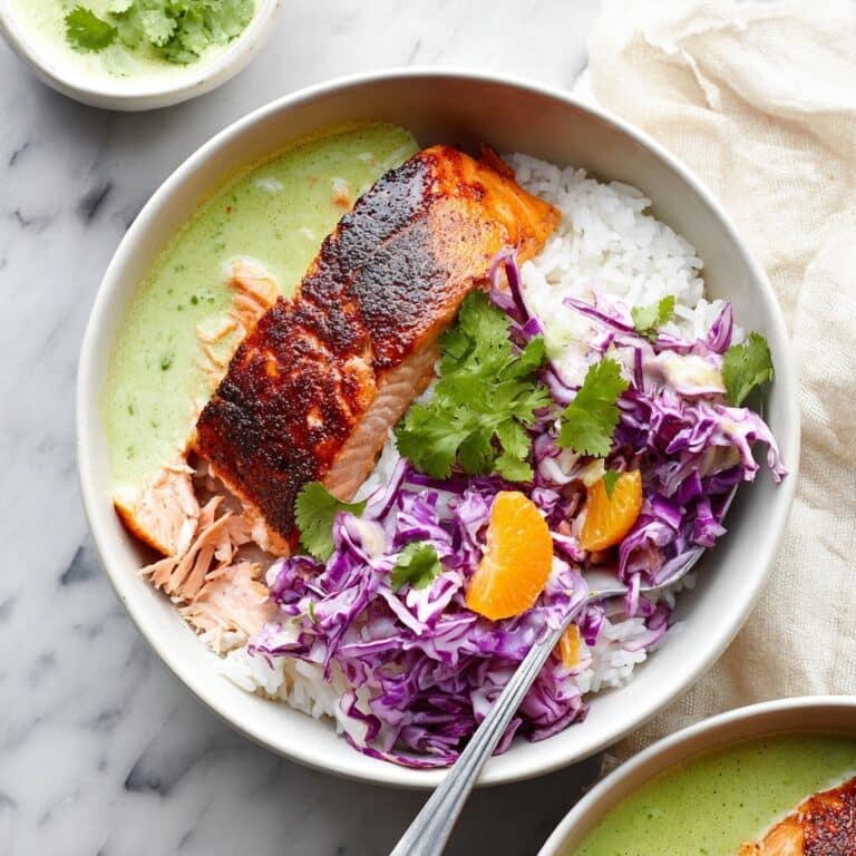 Chipotle Salmon with Orange Salsa and Aji Verde Recipe