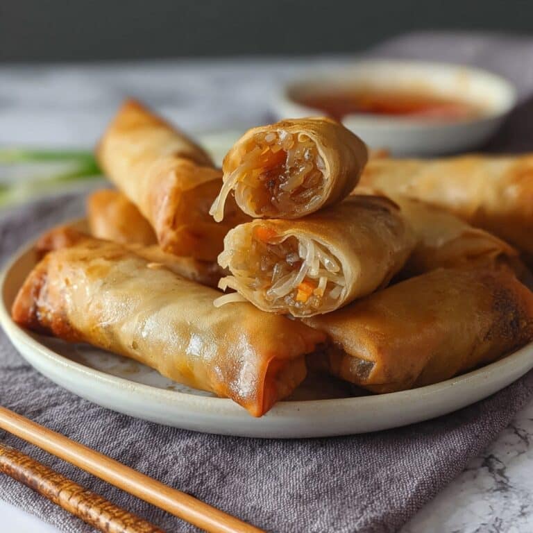 Baked Apple Pie Rice Paper Rolls Recipe