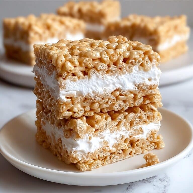 Fluffernutter Rice Krispie Treats Recipe