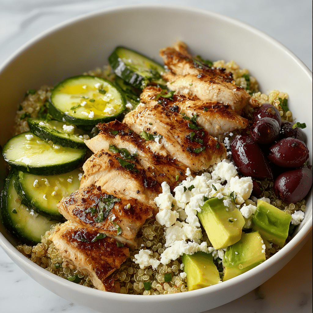 Greek Chicken Power Bowl Recipe - Recipe Image