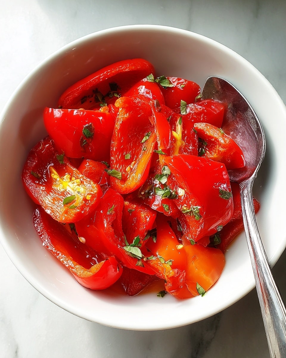 Roasted Red Pepper Salad Recipe - Recipe Image