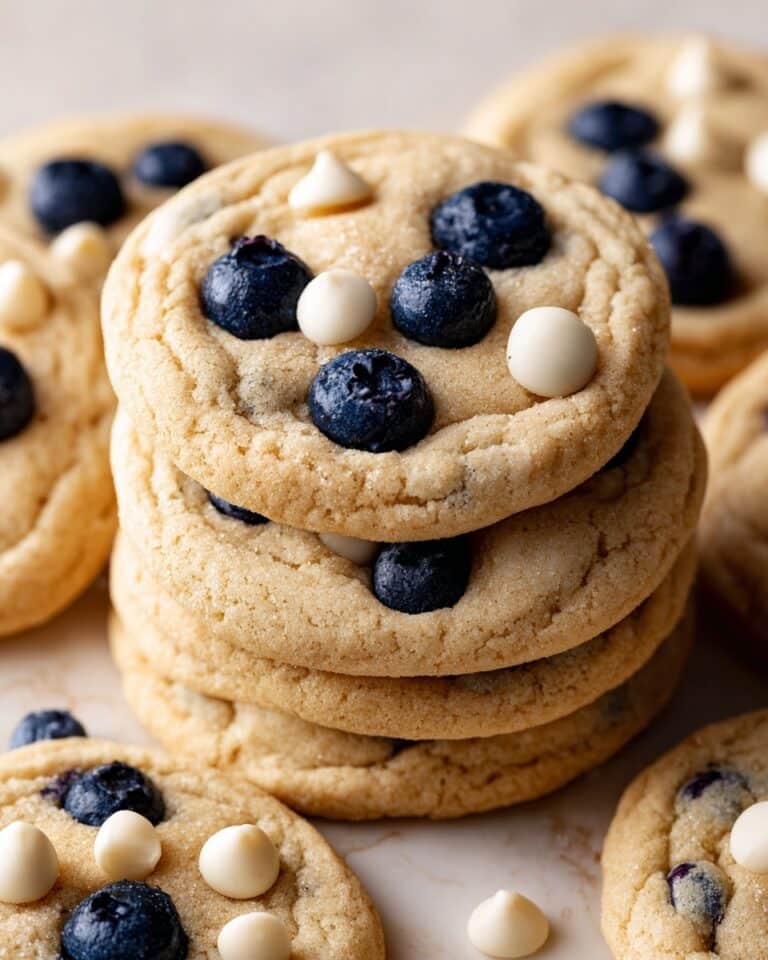 Lemon Blueberry White Chip Cookies Recipe