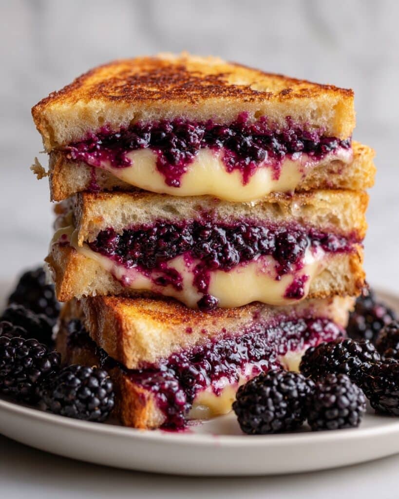 Balsamic Blackberry Bliss Grilled Cheese Recipe
