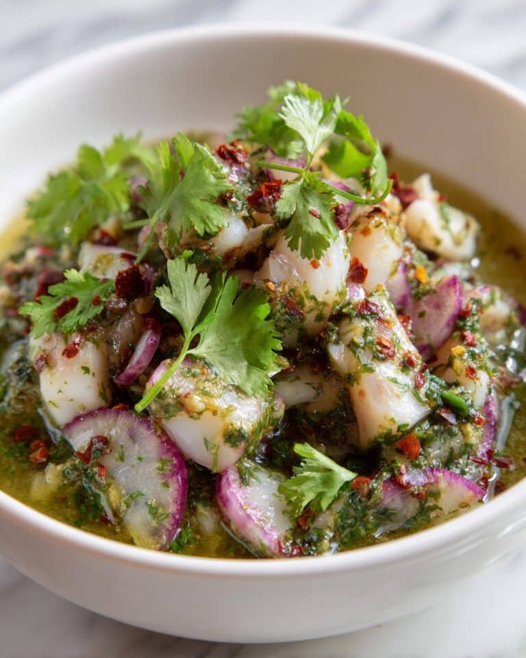 Spicy Shrimp Aguachile with Cucumber, Red Onion, and Avocado Recipe