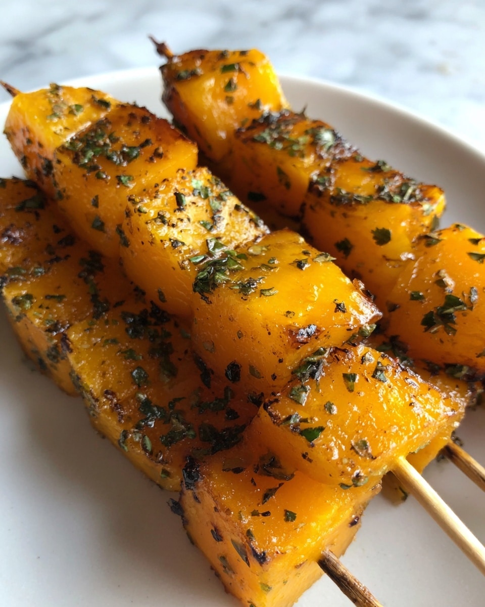 Skewered Cantaloupe Recipe - Recipe Image
