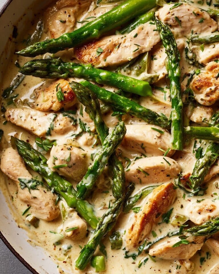 Chicken & Asparagus One Skillet Meal Recipe