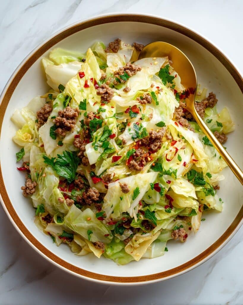 Ground Beef and Cabbage Skillet Recipe