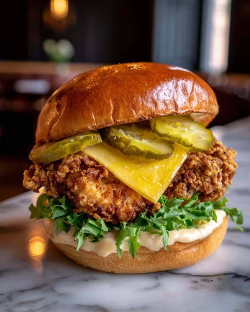 Hot Honey Fried Chicken Sandwiches Recipe