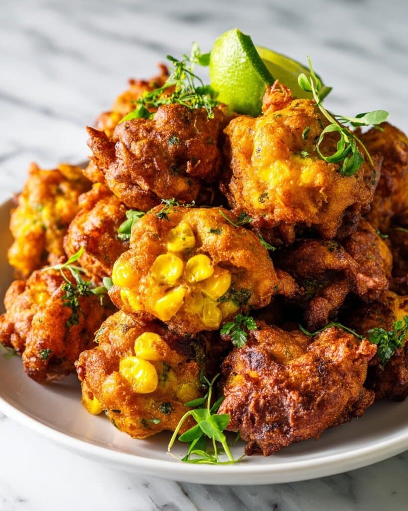 Mexican Street Corn Fritters Recipe