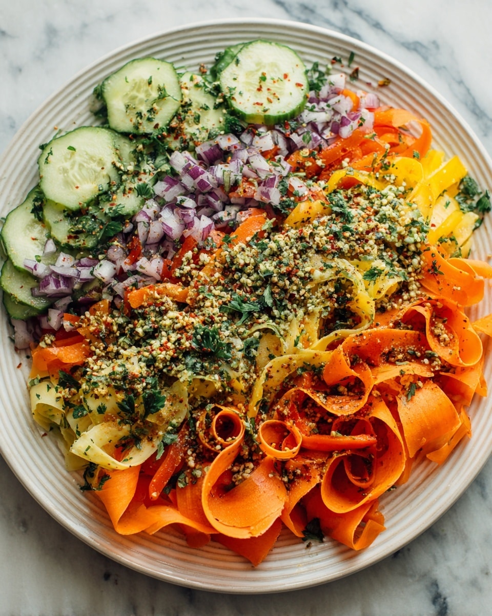 Viral Cucumber Pepper Salad Recipe - Recipe Image