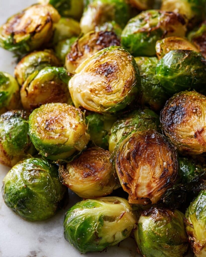 Roasted Brussels Sprouts with Balsamic and Optional Toppings Recipe