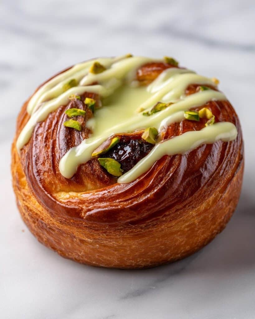 Pistachio Filled Croissants Recipe