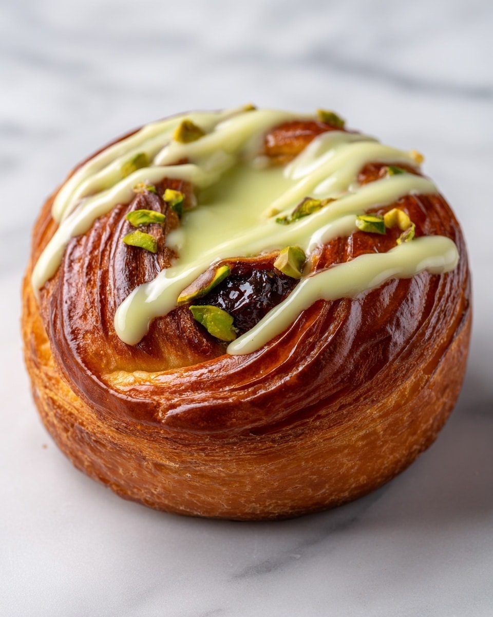 Pistachio Filled Croissants Recipe