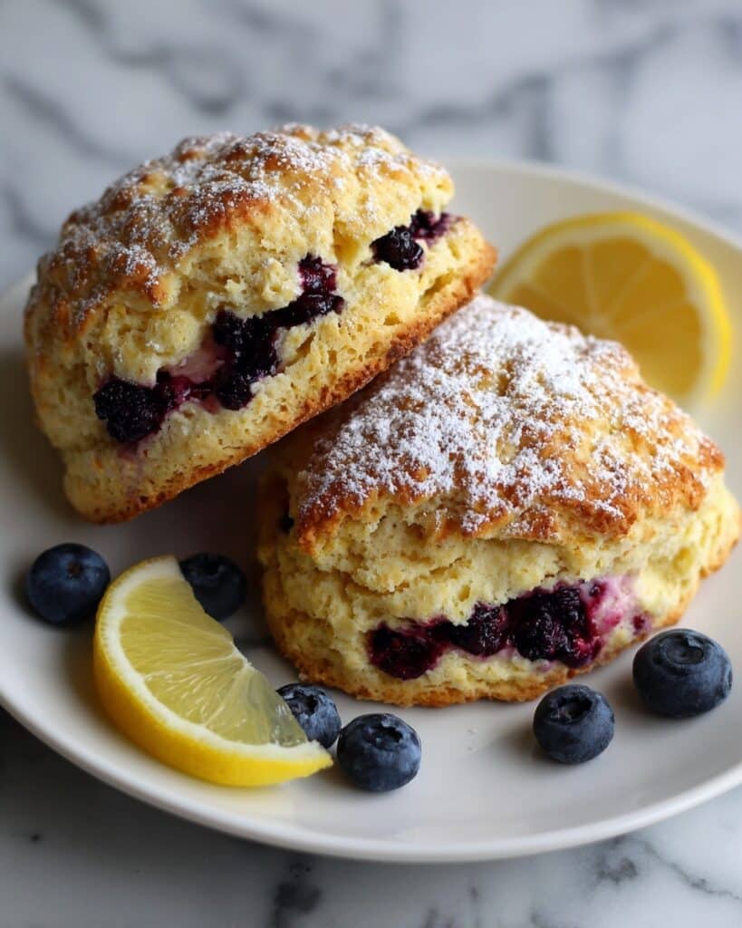 Lemon Blueberry Scones Recipe