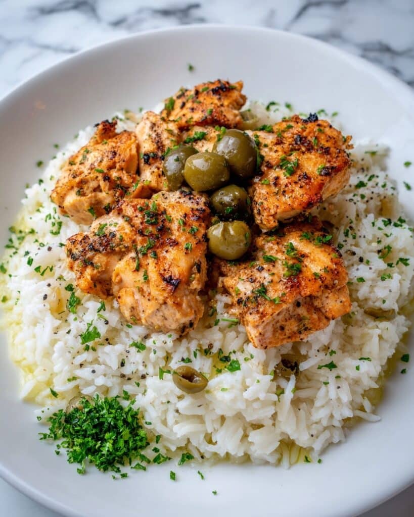 Instant Pot Greek Chicken and Rice Recipe