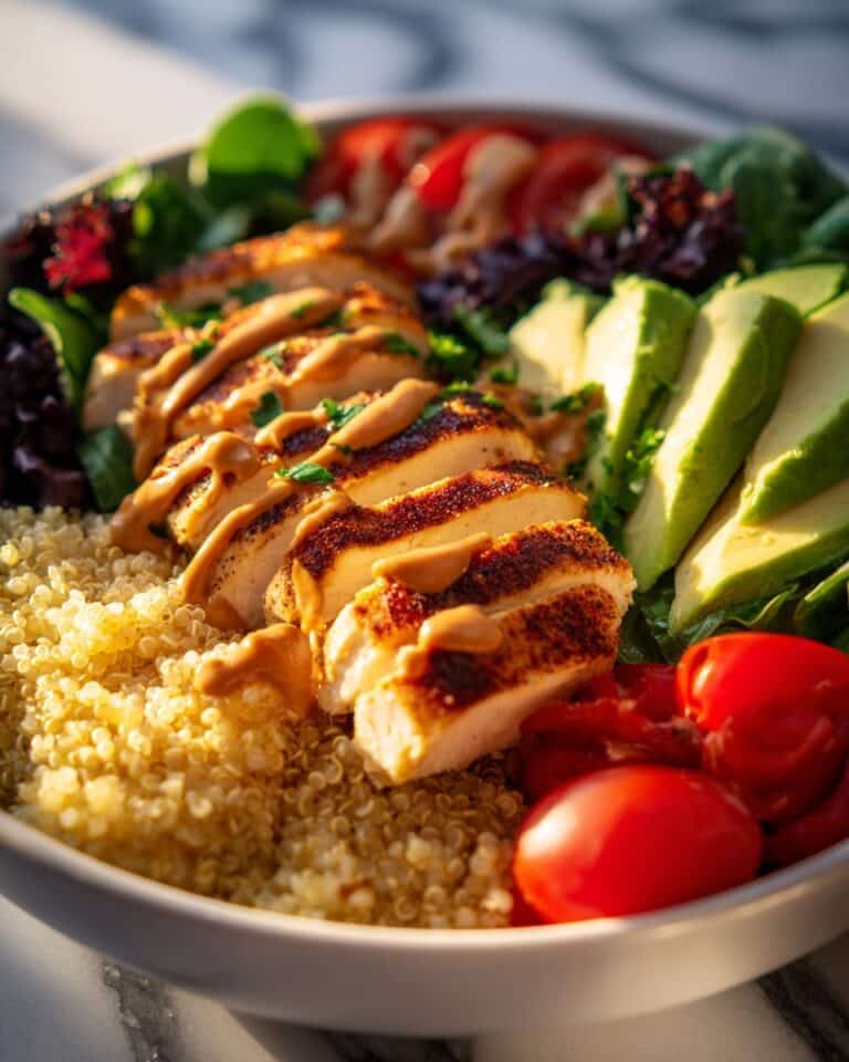 Grilled Chicken and Quinoa Salad Bowl Recipe