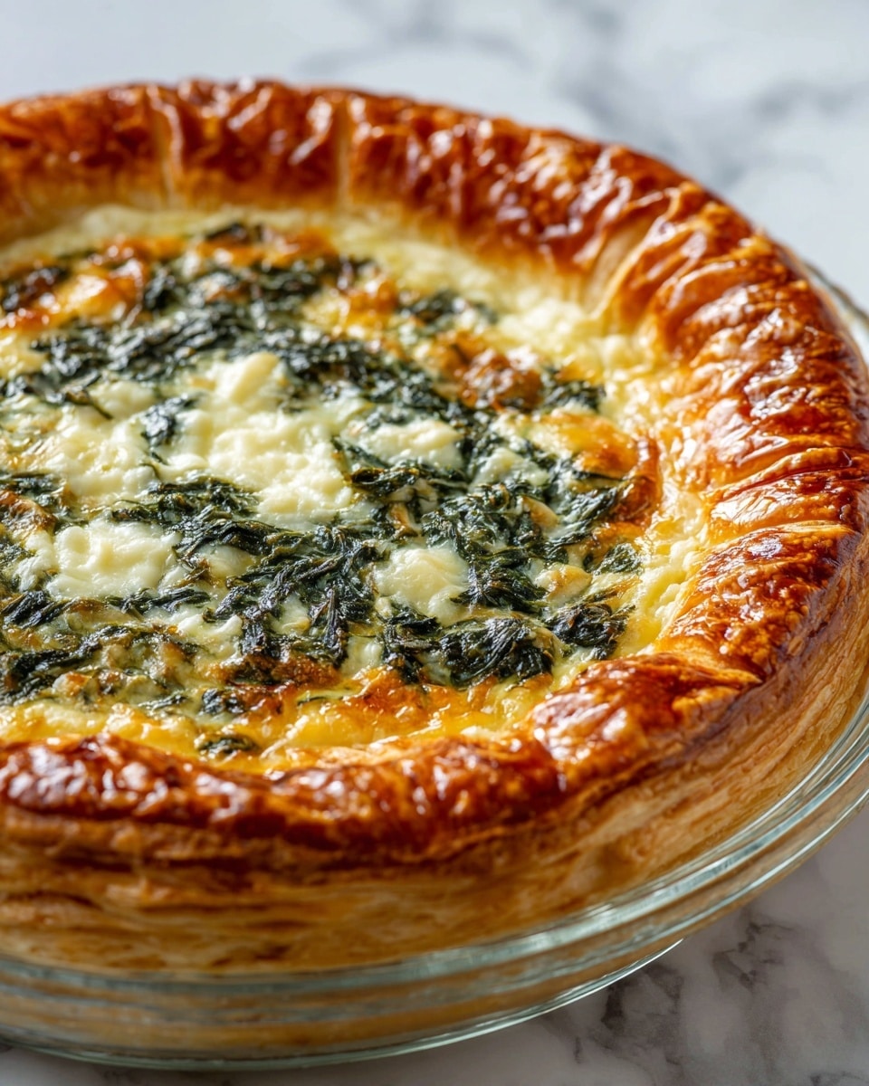 Spinach and Feta Vegetarian Pie Recipe - Recipe Image
