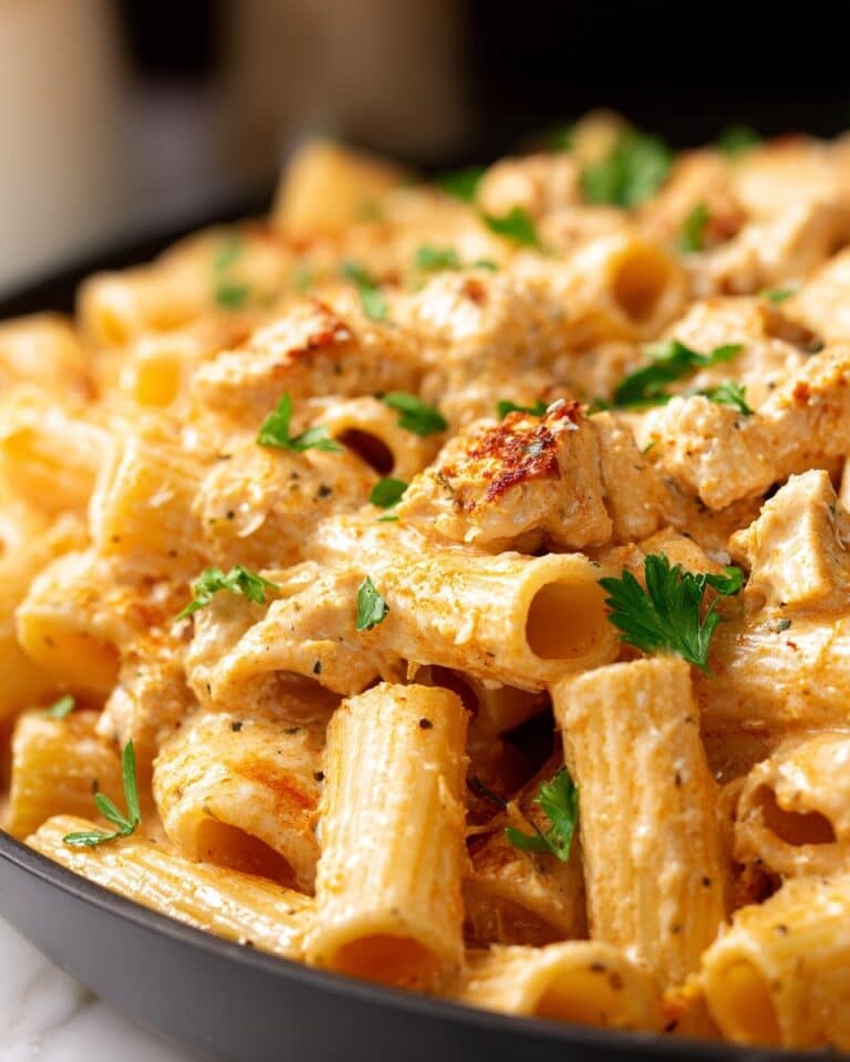 Buffalo Chicken Alfredo Penne Recipe