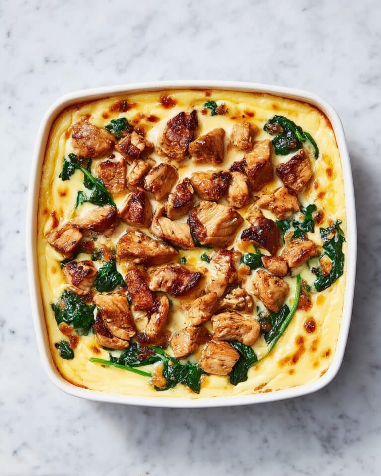 Creamy Chicken and Spinach Casserole Recipe