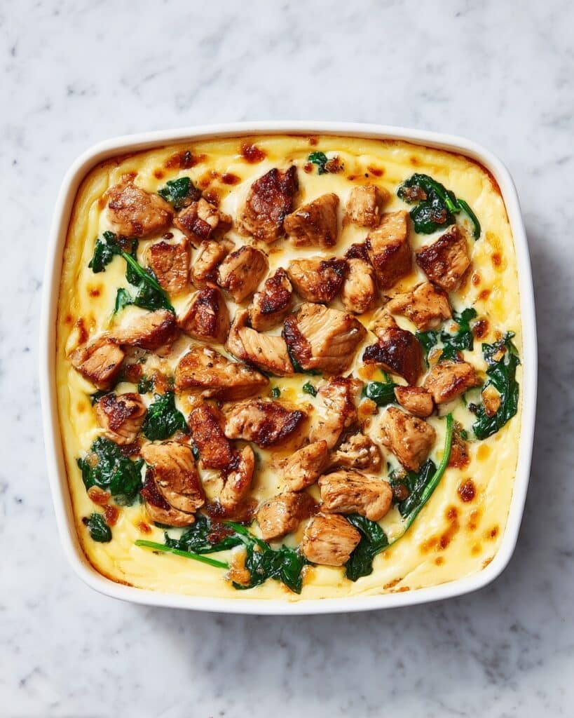 Creamy Chicken and Spinach Casserole Recipe