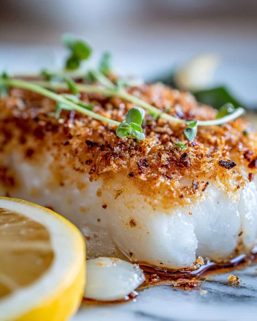 Baked Cod with Lemon and Garlic Recipe